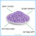 כדוריות ריח לכביסה 357 גרם | מגביר ניחוח | 3 ב-1