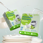 דפי ניקוי EcoSparkle למדיח – פורמולת צמחים ללא פוספטים
